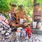 Stars and Stripes Patriotic Party Popcorn Boxes - Premium USA-Themed Favor Treat Containers for Memorial Day 4th of July Labor Day Celebrations, Red White Blue Design, Set of 12